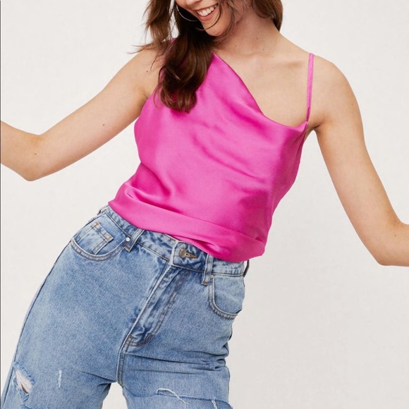 Nasty Gal Pink Top NWT - Picture 1 of 1
